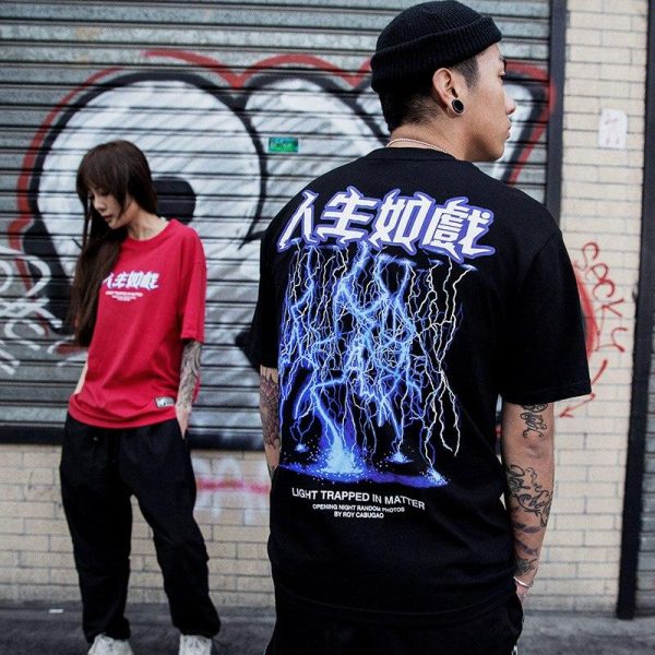 camiseta de ropa urbana japonesa takahama