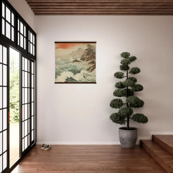 artista japonés pintando joka Iroshi