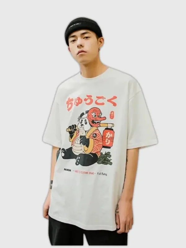 camiseta con la escritura japonesa okayama