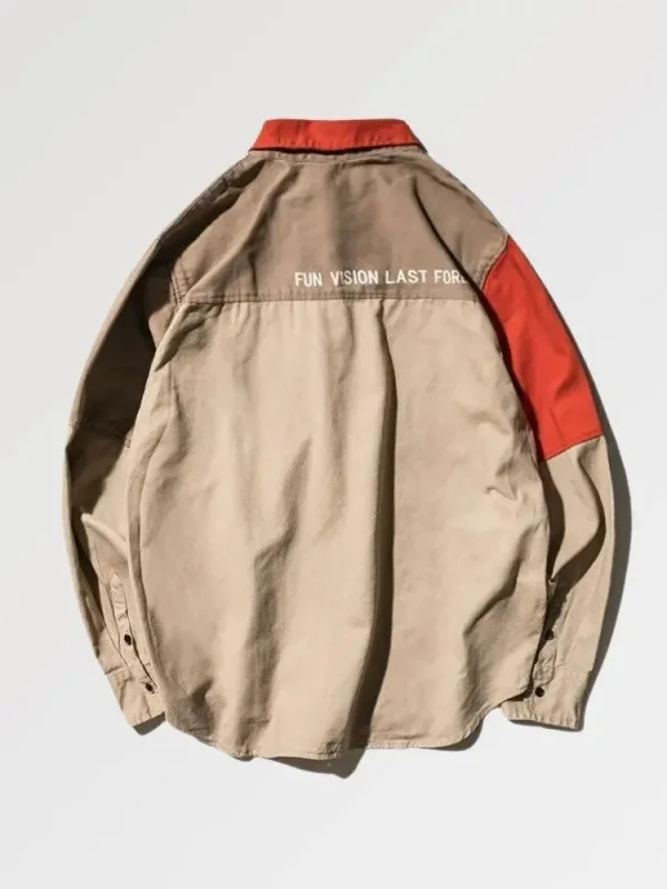 chaqueta estilo camisa extragrande dynvision