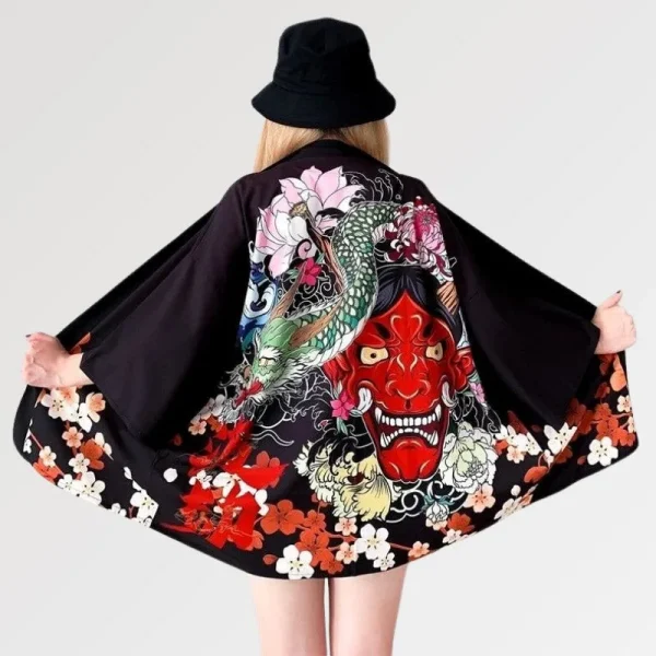 chaqueta demon oni mujer