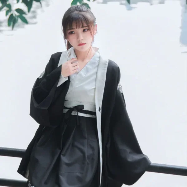 chaqueta tipo kimono de talla grande para mujer eri