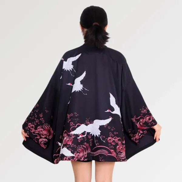 chaqueta fluida mujer estilo kimono mayumi