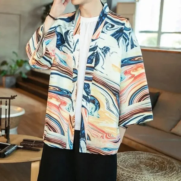 chaqueta kimono moderna para hombre edición Kaïto