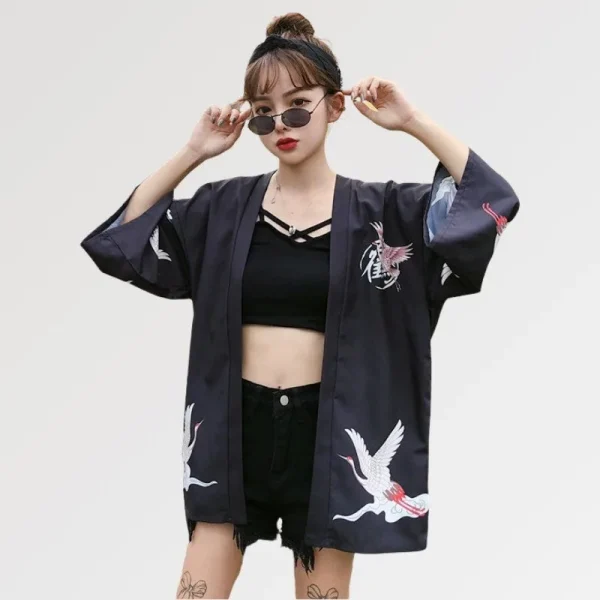 chaqueta de kimono japonesa para mujer haruko