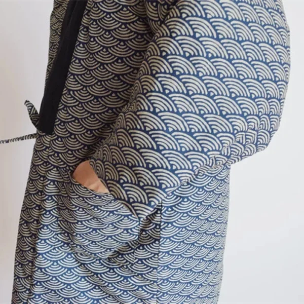 chaqueta kimono acolchada para mujer aïmi