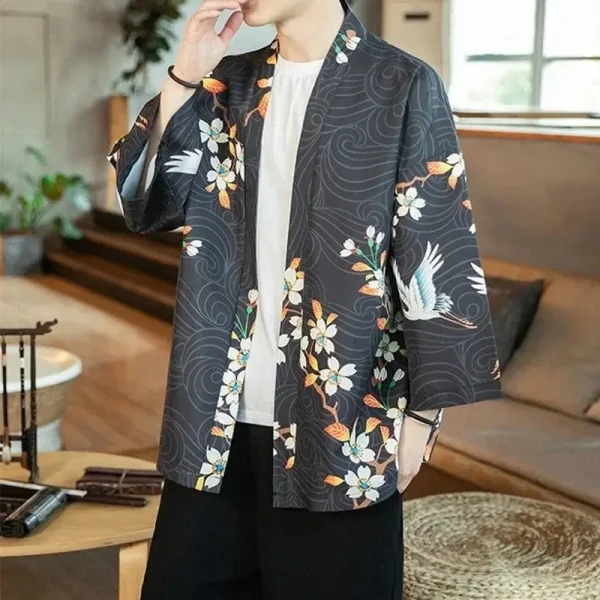 chaqueta kimono japonesa para el sol