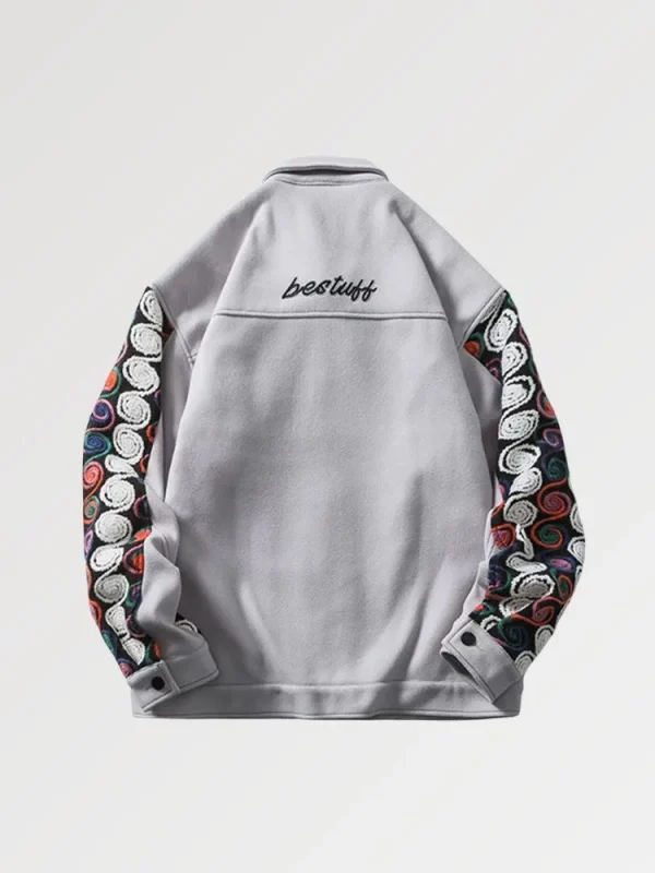 chaqueta urbana bordada rywter