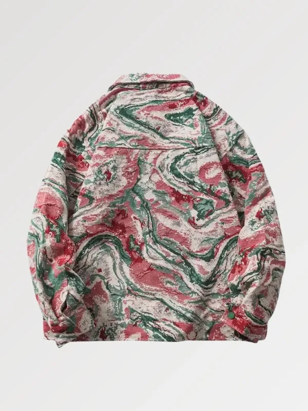 chaqueta vaquera teñida bst711