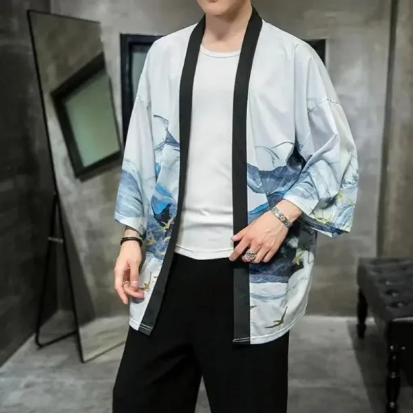 haori vintage hombres shigeo
