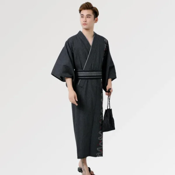 yukata tradicional masculina blacktale