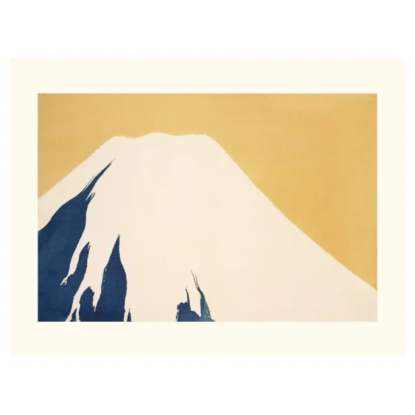 póster japonés de fujisan