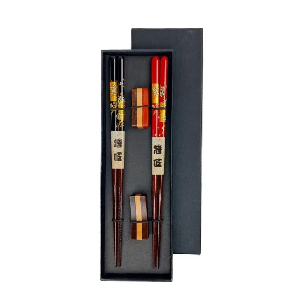 palillos de madera japoneses de lujo