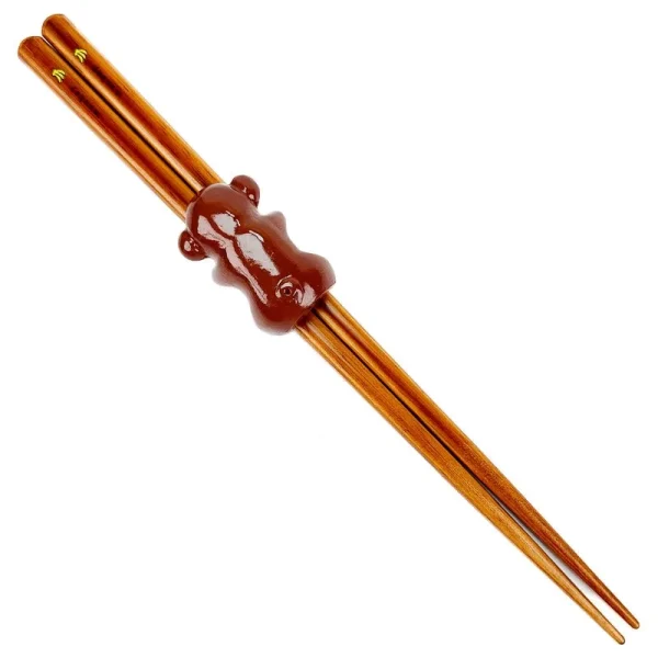 palillos de madera japonesa mono