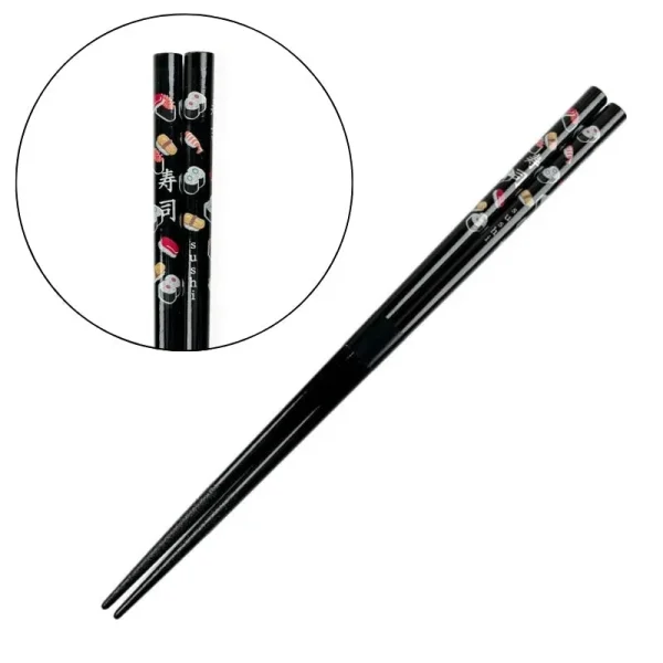 palillos para sushi con diseño japonés
