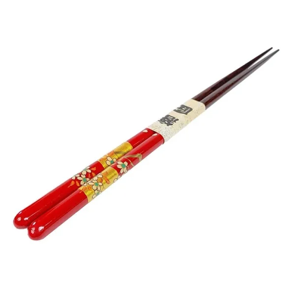 palillos rojos de Japón