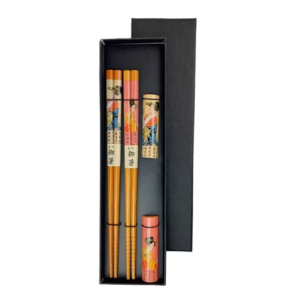 palillos de madera japoneses