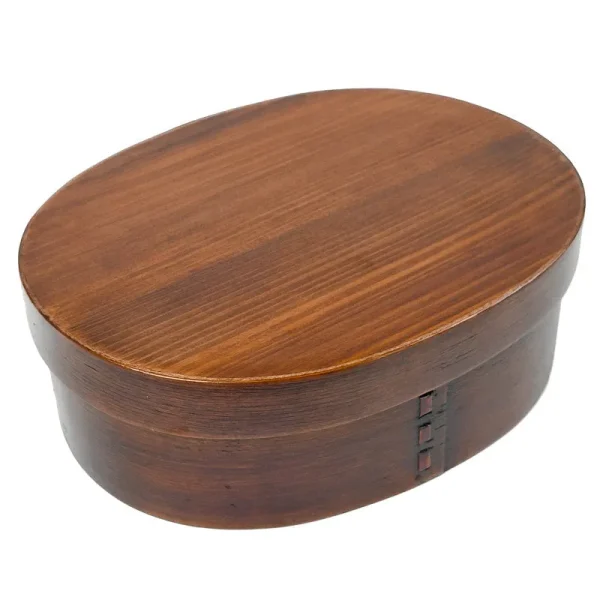 caja de almuerzo de madera