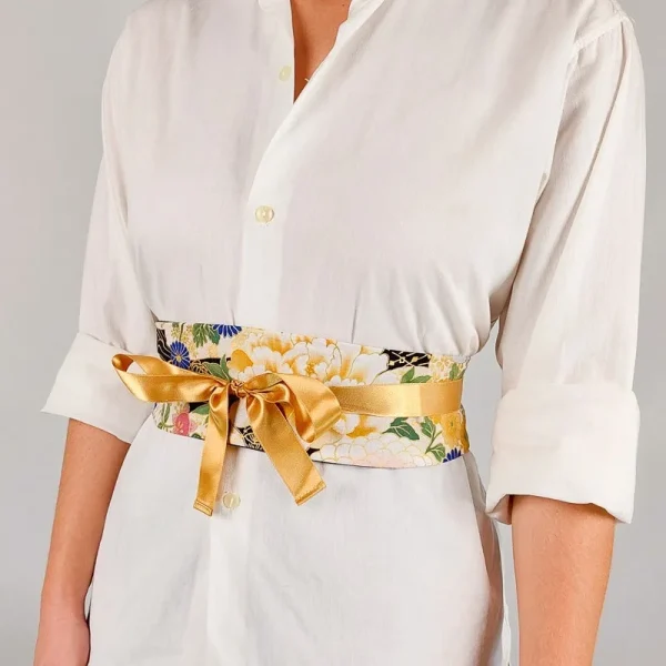 cinturón de estilo obi para mujer