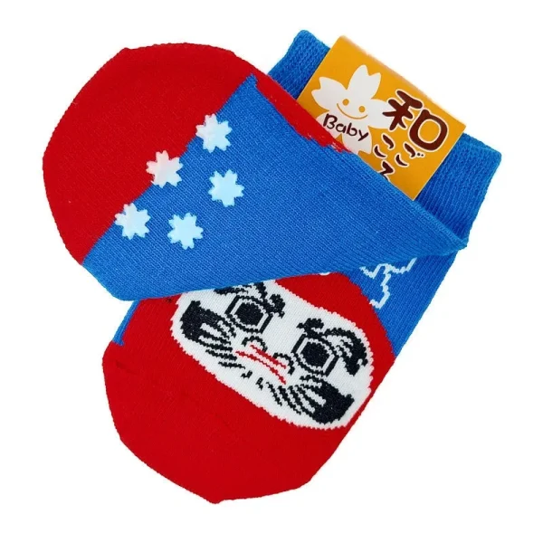 calcetines de bebé Daruma
