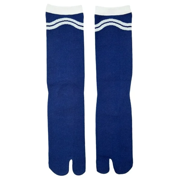 calcetines para hombre de estilo japonés en color azul