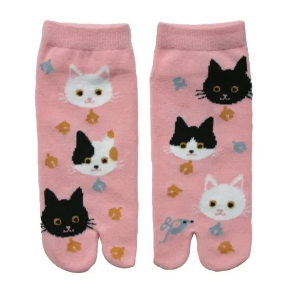 calcetines tabi de gato