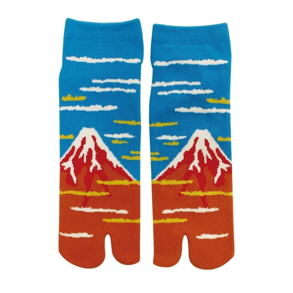 calcetines tabi rojos fuji