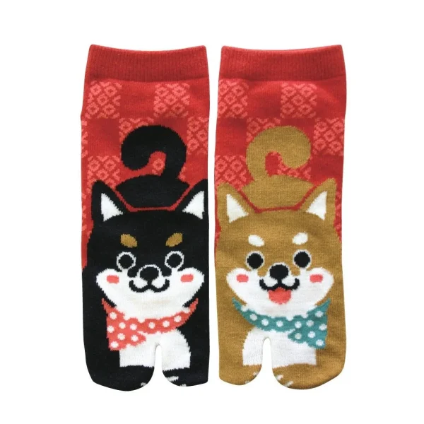 calcetines tabi de shiba inu