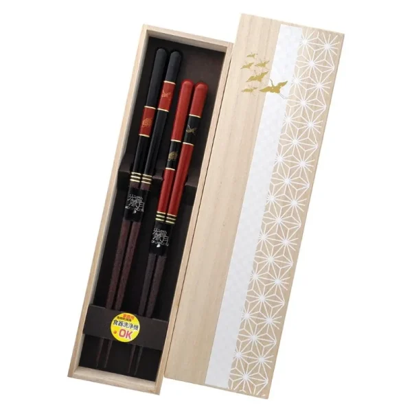 caja de palillos japoneses Asanoha