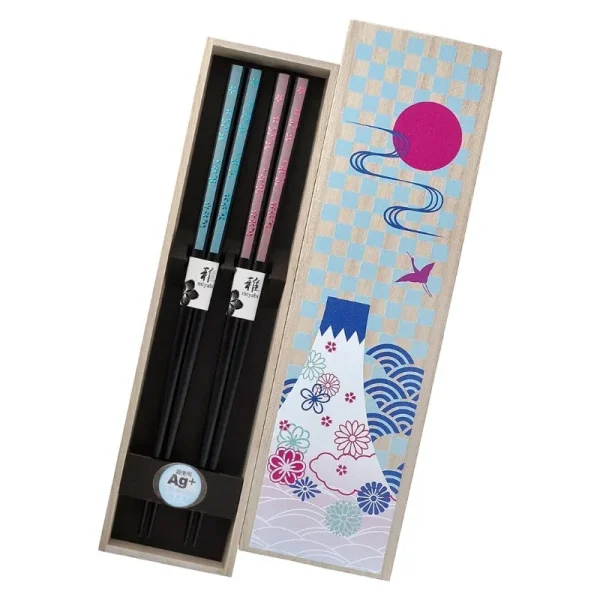palillos japoneses Sakura en caja