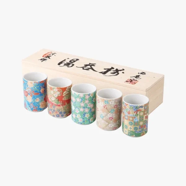 tazas de té japonesas de cerámica