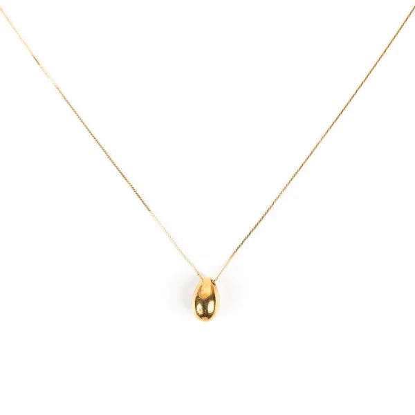 collar dorado estilo japonés