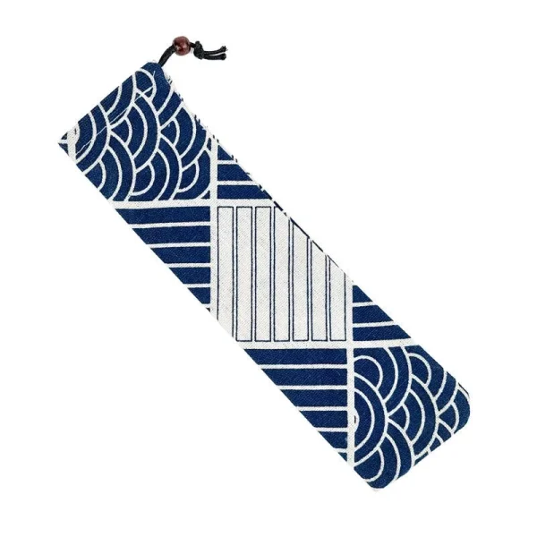 estuche de patchwork para palillos japoneses