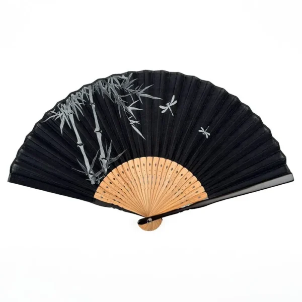 abanico japonés Tonbo negro