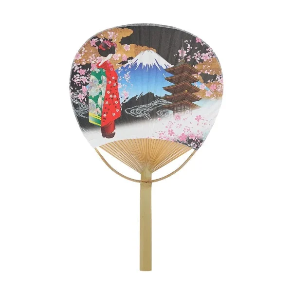 abanico Uchiwa artesanal japonés
