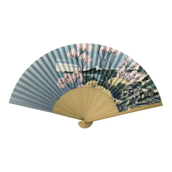 abanico Ukiyoe arte japonés
