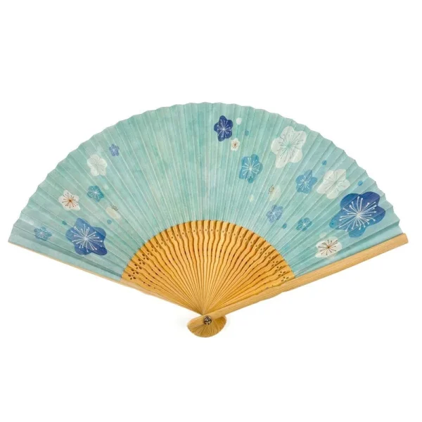 abanico japonés ume floral