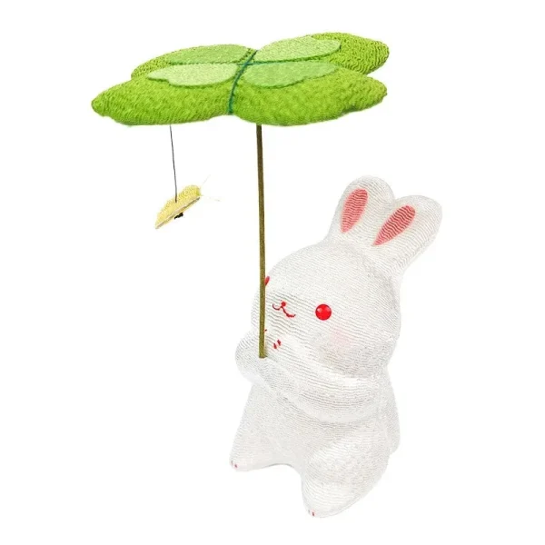 conejo de trébol japonés decorativo