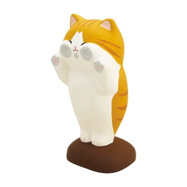 gato atigrado kawaii decorativo