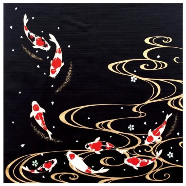 carpa koi furoshiki