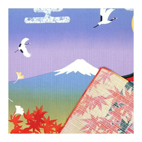 furoshiki de otoño japonés