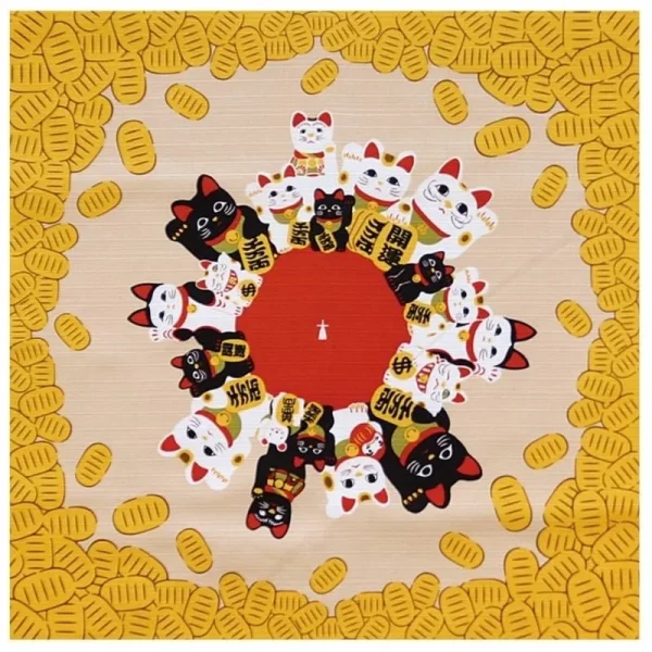 furoshiki maneki neko