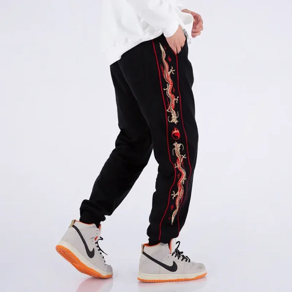 pantalones deportivos bordados yy X Drake