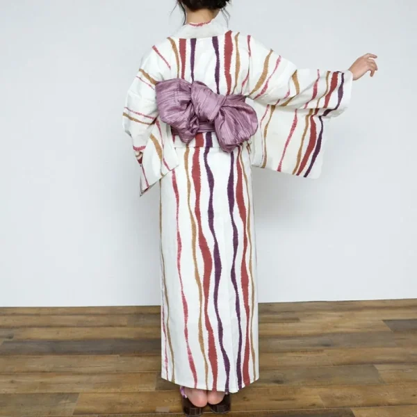 kimono japonés de algodón para mujer
