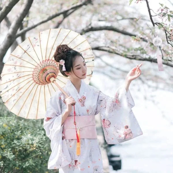 kimono japonés kawaii para mujer