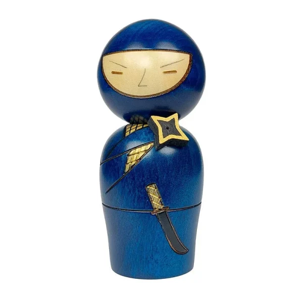 muñeca kokeshi ninja