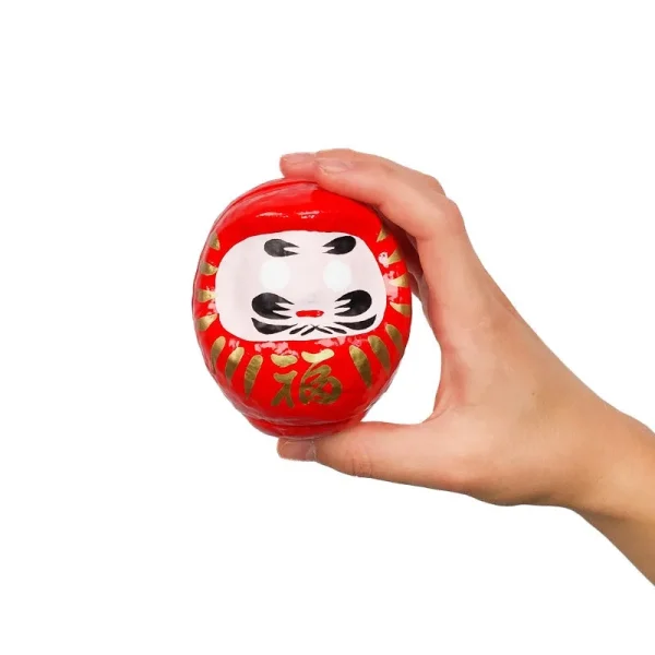 lote de 4 darumas japoneses de 9 cm