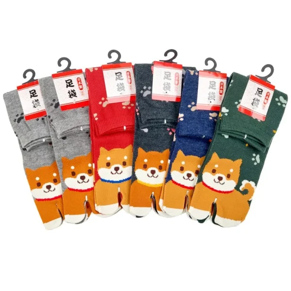 calcetines divertidos Shiba Tabi