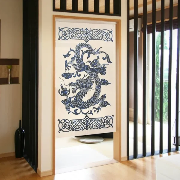 noren de dragón japonés