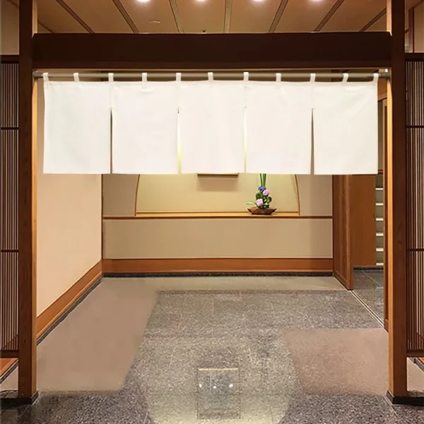 noren japonés corto beige